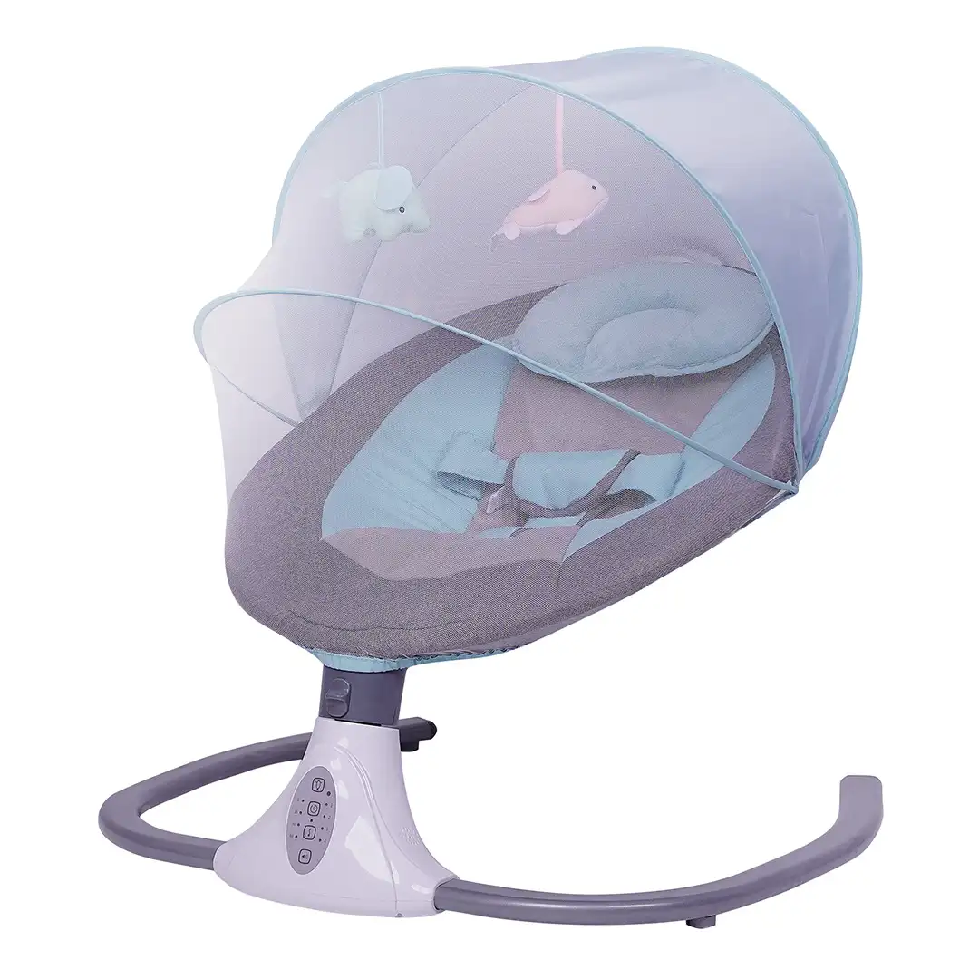 아기 스윙 유아 전동 휴대용 스윙 음악 스피커 아기 전기 요람 침대 스윙 침대 의자