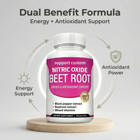 Capsules de Betterave Végétaliennes en Gros, Comprimés d'Extrait de Betterave pour Adultes, Soutien Quotidien pour la Santé Intestinale et Cardiaque, Énergie, OEM