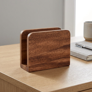 Wholesale Handmade Wooden Tissue Box Cover Solid Wood Tissue Holder Rustic Table <b>Napkin</b> <b>Dispenser</b> for Home Hotel Restaurant - Product Image 1