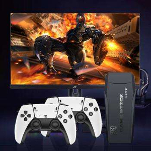 เครื่องเล่นเกมพกพา M8 PRO แบบไร้สาย/มีสาย รองรับผู้เล่นสองคน สำหรับทีวีบ้าน คอนโซลวิดีโอเกม HD - Product Image 2