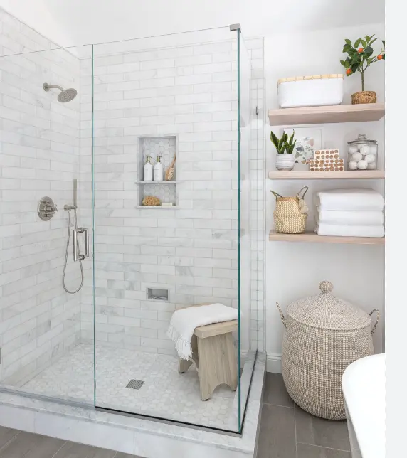 PRIMA 인기있는 디자인 샤워 스크린 핸들 하이 퀄리티 유리 샤워 문
