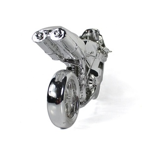 Modelli di <span class=keywords><strong>moto</strong></span> vintage pressofusi <span class=keywords><strong>in</strong></span> poliresina dipinta <span class=keywords><strong>in</strong></span> oro - Product Image 3