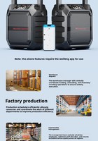 VIEFONG V97W PENGAWAS KEAMANAN Speaker Wi-Fi Cerdas SENSOR RADAR DETEKTIF GETARAN Anti-Pencurian Fungsi INTERKOM Volume Tinggi