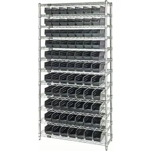 Warehouse High Quality ESD Chrome Plated Carbon Steel Stainless Steel #201 #304 Antistatic Wire Shelf Rack