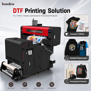 KONGKIM USA Solución Integral de Impresión DTF, Impresora DTF para Camisetas de 12/24 Pulgadas, Cabezal XP600 I3200, Colores Vibrantes, Controlador ICC Profesional - Product Image 4