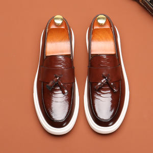 Chaussures habillées classiques pour hommes, style Oxford, en cuir, fabriquées en Chine, pour mariage et soirée - Product Image 5