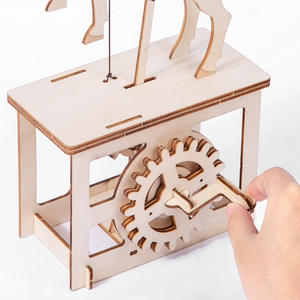 Nouveaux puzzles 3D DIY 2021, puzzles pour adultes, <span class=keywords><strong>chevalier</strong></span>, pégase, artisanat, jouets en bois pour enfants, éducation précoce, assemblage pour enfants - Product Image 6
