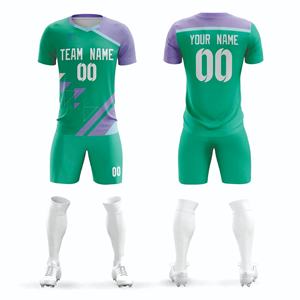 Camiseta de Fútbol de Diseño Retro Personalizada, Uniforme de Fútbol de Secado Rápido 100% Poliéster para Adultos Unisex, Servicio OEM de Uniformes de Fútbol Personalizados - Product Image 1
