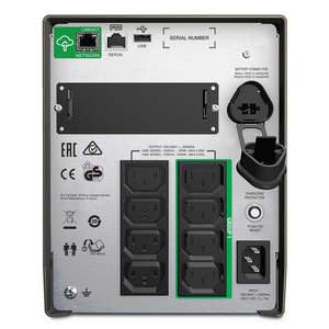 UPS SMT1500IC en Línea Interactivo Tipo Torre Inteligente, Sistema de Alimentación Ininterrumpida de 1500VA, UPS de 1500VA 230V - Product Image 2