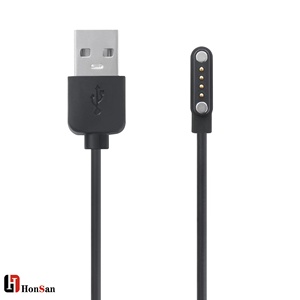 Cáp sạc đồng hồ thông minh 2Pin 4Pin Bộ sạc từ tính di động có cáp sạc USB cho đồng hồ thể dục cho máy ép trái cây còn hàng - Product Image 3