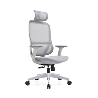 Chaise de bureau moderne pivotante ergonomique en velours à soutien lombaire à bas prix