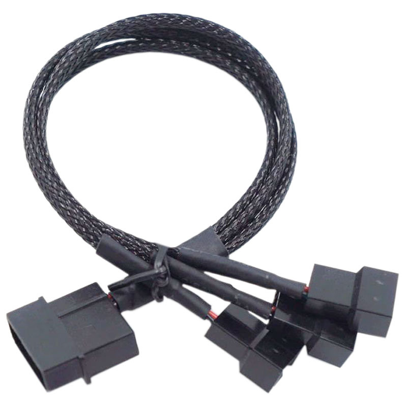 Кабель вентилятора Cantell IDE, 4-контактный, Pwm, 1-3 порта, охлаждающий вентилятор, разделитель, кабель питания