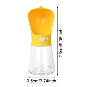 Bouteilles d'eau pour chiens marchant distributeurs d'eau pour animaux de compagnie contenants d'alimentation gobelets et bols portables randonnée en plein air - Product Image 6