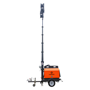 Tours d'éclairage mobiles LED Atlas Copco, originales, pour extérieur, 7,5 m, éclairage portable, solutions d'éclairage pour chantiers de construction - Product Image 5