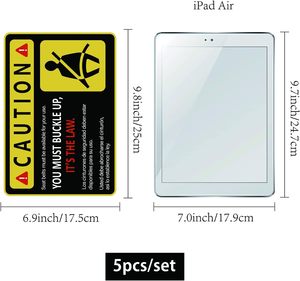 Ceinture de sécurité Panneau d'avertissement Les <span class=keywords><strong>ceintures</strong></span> de sécurité doivent être disponibles pour votre usage Doit boucler sa loi Autocollant en vinyle adhésif étanche - Product Image 2