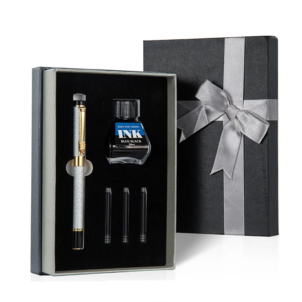 Hohe qualität brunnen pen-set luxus männer geschenk set brunnen stift tinte brunnen set für geschenk