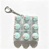 Porte-clés anti-stress à pression, bouton de décompression, jeu de clavier pour doigts, porte-clés décoratifs pour sac, vente en gros, jouet