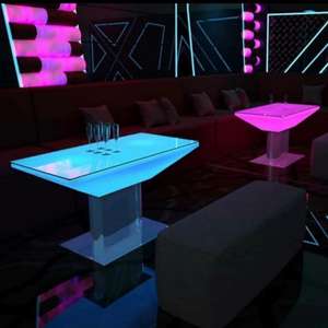 الأكثر مبيعًا طاولة قابلة لإعادة الشحن PE RGB أثاث خارجي LED لـ KTV شريط إضاءة led للملهى الليلي - Product Image 1