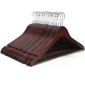 China Wooden Hanger Wooden Clothes Hanger Rack For Adult Wood Clothes Hangers For Garment Display