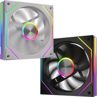 Ventilateurs ARGB noir et blanc de 120mm pour boîtier PC et refroidisseur liquide Refroidissement de jeu haute Performance Ventilateur RVB de refroidissement d'ordinateur
