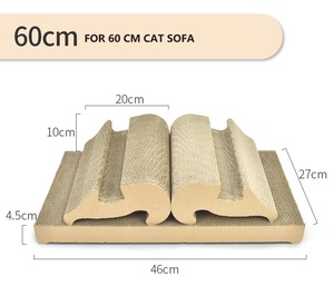 كنبة فاخرة صديقة للبيئة مع خدوش على شكل قطة كنبة سرير مع خدوش على شكل قطة للقطط - Product Image 4