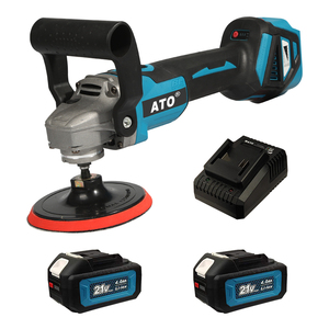 ATO A8421 perceuse sans fil à moteur cc, outils électriques de bricolage, 2000mah, mini <span class=keywords><strong>polisseuse</strong></span> sans fil, 3 pouces - Product Image 4