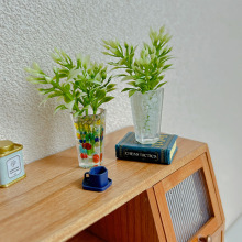 Vente en gros d'accessoires pour maison de poupée jus boisson vin tasse à café Miniatures Mini nourriture outils de cuisine petits kits de rempotage de fleurs - Product Image 5