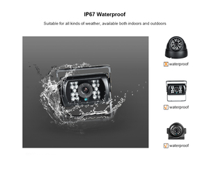 Bộ Máy Ghi Hình Video Xe Hơi DVR Di Động 4 Kênh 1080P GPS AHD Thẻ SD Với Hai Mặt Phía Trước Phía Sau 4 Camera Chống Nước - Product Image 4