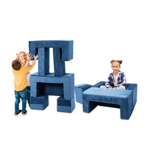 Custom 7 pz modulare per bambini divano divano divano divano creativo sala giochi mobili per i più piccoli convertibile cuscino in schiuma ragazzi ragazze - Product Image 5