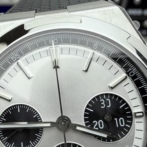 Luxury Design VC5500 Four Face Calendar Display Waterproof Sports Adult Men's Flyback Chronograph Rubber <b>Mechanical</b> <b>Watch</b> - Product Image 3