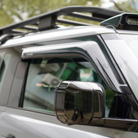 Accesorios para Automóviles, 2 Piezas, 4 Piezas, 6 Piezas, Visores Laterales para Ventanas, Protección Solar y contra la Lluvia, Deflectores de Viento para el Nuevo Defender 90 110 130