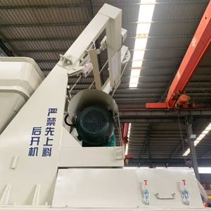 JS1000 dipaksa Horizontal 50m 3/h, mesin beton pencampur poros ganda integral dengan <span class=keywords><strong>Hopper</strong></span> semen - Product Image 3