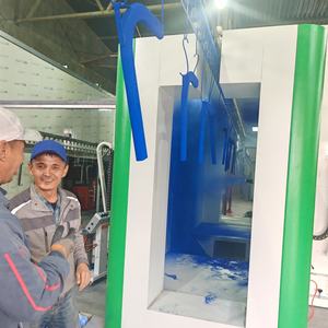 Linha de Produção de Revestimento Eletrostático em Pó Double Win, Cabines de Pulverização com Controle PLC, Equipamento de Pintura Remota para Substratos de Aço - Product Image 3