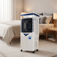 Nouveau refroidisseur d'air évaporatif portable avec 12 réglages de vitesse, faible bruit et économie d'énergie - à brancher