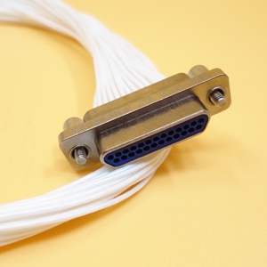 Conector Rectangular ELT J30J <span class=keywords><strong>D</strong></span>-<span class=keywords><strong>Sub</strong></span> Micro-<span class=keywords><strong>D</strong></span> de <span class=keywords><strong>25</strong></span> Pines con <span class=keywords><strong>Cable</strong></span> Blanco AFR-<span class=keywords><strong>25</strong></span> de 500 mm de Aluminio - Product Image 2