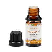 Huile Essentielle de Bergamote Pure et Naturelle 10ml – Bouteille Personnalisable OEM/ODM – Aromathérapie, Amélioration de l'Humeur, Soins de la Peau, Soins des Cheveux, Diffuseur
