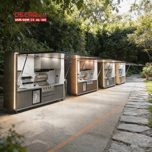 Cucina Esterna in Acciaio Inossidabile Senza Formaldeide, Colori Freschi, per BBQ, Cortile, Giardino, Patio - Product Image 1