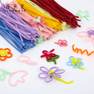 SINOWRAP Limpiapipas en Oferta, 100 Piezas, Multicolor, Suministros para Manualidades, Tallos de Chenilla para Proyectos Creativos - Product Image 4