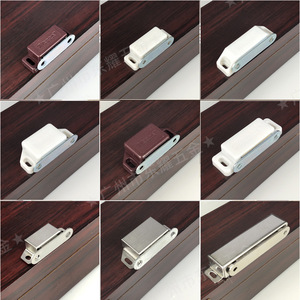 Fermeture magnétique pour porte d'armoire en acier inoxydable, forte aspiration magnétique pour portes d'armoire, design moderne et simple - Product Image 2