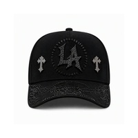 Casquettes de baseball G5 de qualité originale en gros, Fuerza Regida, visière incurvée, plaque métallique, Gorras, chapeaux de luxe en cristal Baez