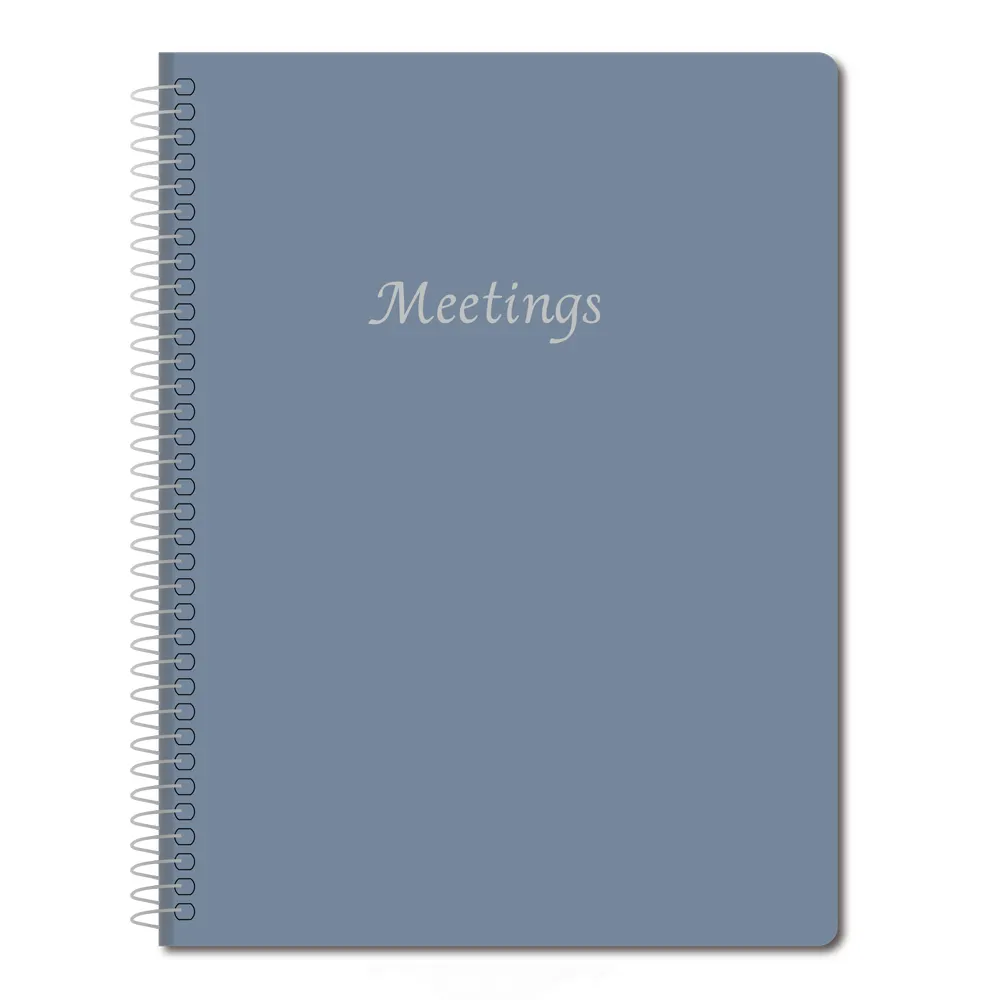Meeting Notebook for Work with Action Items Project Planner Notebook for Note Taking Office Business Meeting Notes