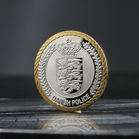 Pièces de monnaie en métal personnalisées sans minimum de commande, moulées sous pression, émaillées 3D, vierges, type Euro, fabriquées par le fabricant