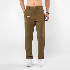 Pantalones de chándal para hombre, pantalones deportivos para gimnasio, pantalones para correr para hombre, pantalones deportivos tácticos para bicicleta atlética de alta elasticidad, ajustados - Product Image 2