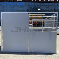 Écuries Portables Économiques avec Toit pour Chevaux, Clôture Extérieure Personnalisée et Boxes