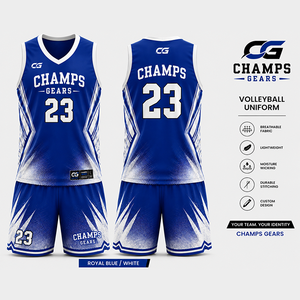 Conjunto de Uniforme de Voleibol Personalizado, Transpirable, de Secado Rápido, Jersey y Pantalones Cortos que Absorben la Humedad, Ropa Deportiva con Estampado por Sublimación - Product Image 5