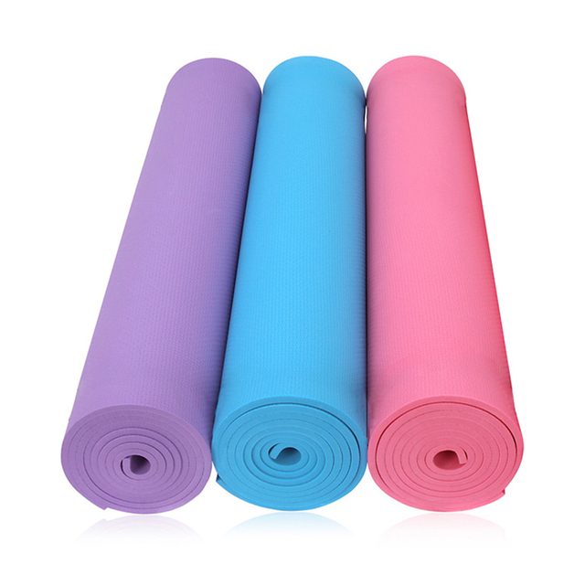 Factory Customize Size Eco-friendly EVA Yoga Mat Pilates Fitness Multi-colors Soft Non-slip Floor Yoga Mat for Home Use