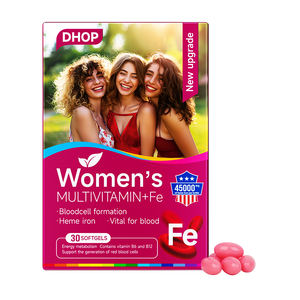 OEM Heme besi Softgel kapsul disesuaikan makanan suplemen makanan Heme besi wanita dukungan kesehatan darah Softgel kapsul - Product Image 1