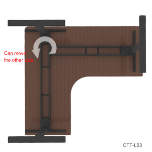 Văn phòng có thể điều chỉnh chiều cao 3 chân đứng lên Crank máy tính bảng ngồi đứng L hình đứng bàn - Product Image 4