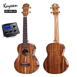 <span class=keywords><strong>Ukelele</strong></span> eléctrico de madera de acacia sólida, alta calidad, 26 pulgadas, con EQ - Product Image 1