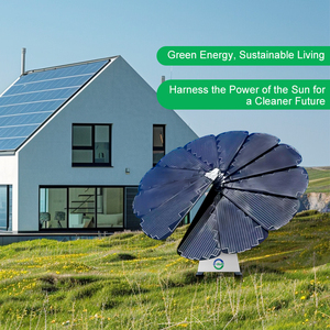 Système solaire éolien hybride intelligent Esun 5 kW à silicium monocristallin MPPT avec batterie lithium-ion et design tournesol - Product Image 4